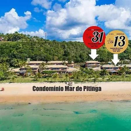 Pe Na Areia Praia Pitinga Casa13- Arraial D'Ajuda Porto Seguro Exterior photo
